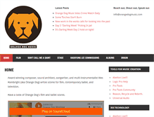 Tablet Screenshot of orangedogmusic.com